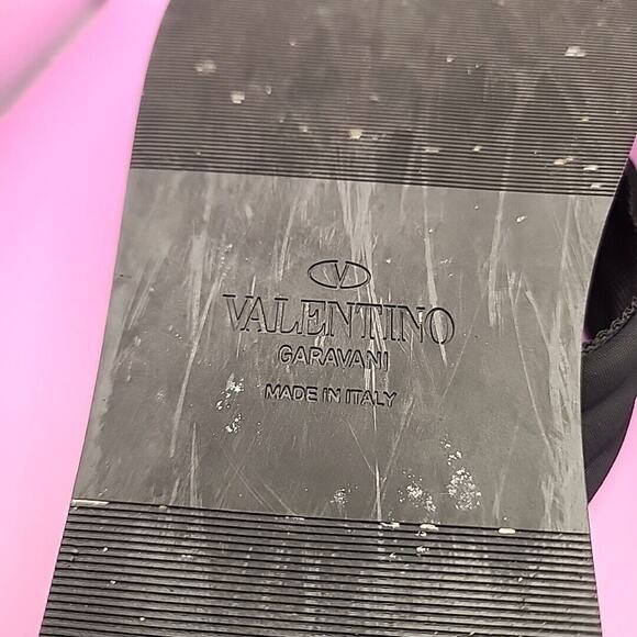 VALENTINO GARAVANI VLTN-Print Flip Flops Size EU 43 / US 10 Read - Picture 10 of 11